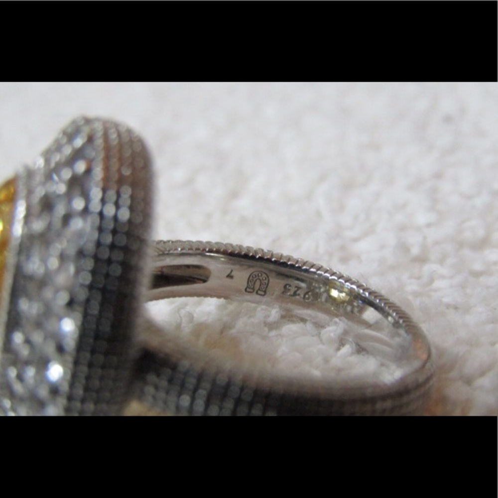 Citrine Silver Ring - Picture 4 of 6